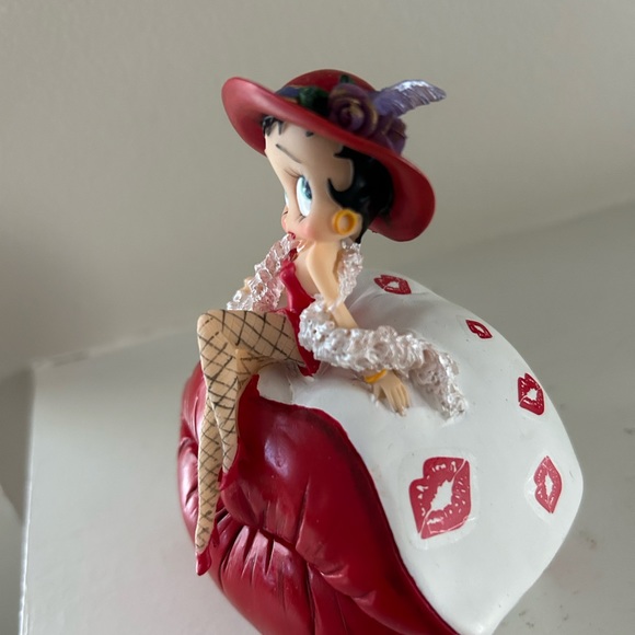 Jewelry box Betty Boop with Box porcelain - Picture 4 of 9